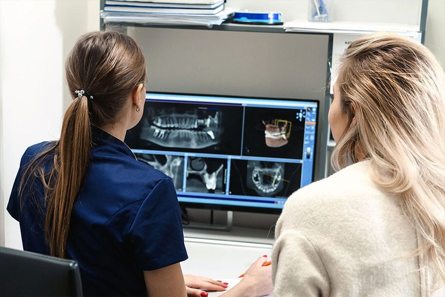 Our latest dental technology near 78660 helps Dr. Michele de Souza, well-qualified general dentist in 78660, determine which dental treatment is right for you! Cone Beam CT Scanner in Pflugerville, TX